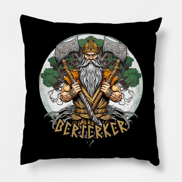 Berserker Pillow by Norse Magic