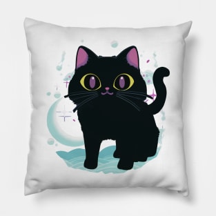 Cute space cat Pillow