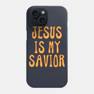 Jesús es mi salvador Phone Case