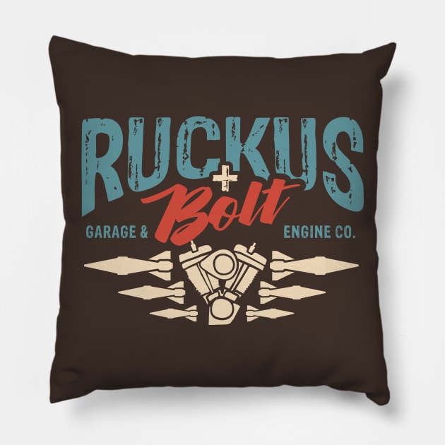 Ruckus Paladins Champion Logo Pillow by dcmjs