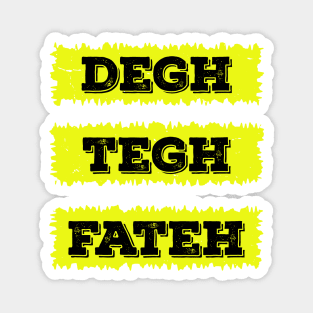 Degh Tegh Fateh - A Sikh slogan Magnet
