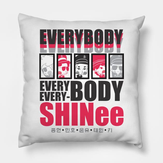 SHINee Chibi Everybody Pillow by kwaii