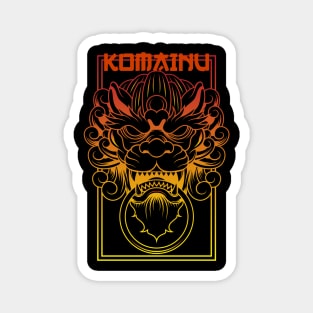 Komainu Line Art 1.1 Magnet