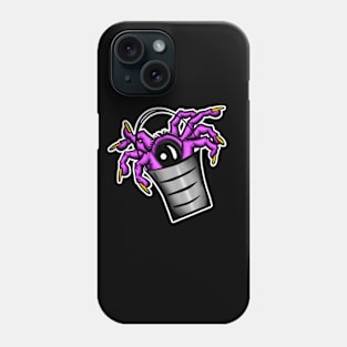 Cartoon Spider In A Bucket Phone Case