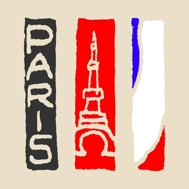 Paris Eiffel-tower French Design by Nikokosmos