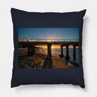 Dromana Pier, Romana, Mornington Peninsula, Victoria, Australia Pillow