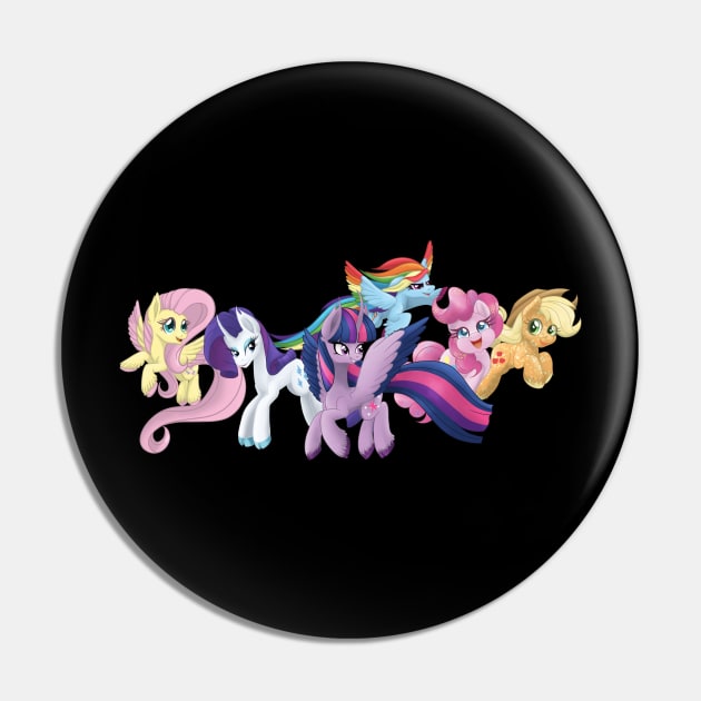 My Little Pony Mane Six Pin by Boyanton Designs