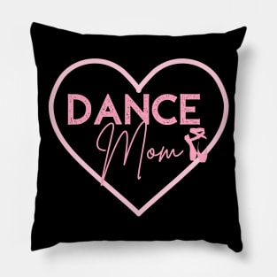 Dance Mom Gifts Dance Mom Shirt Dancer Pink Ballet Shoes Pillow