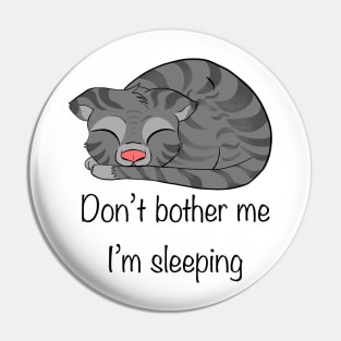 Sleeping cat Pin