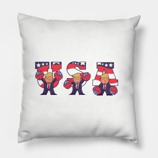 Donald Trump T-Shirt, Funny Political, Election Day, gift for usa Pillow