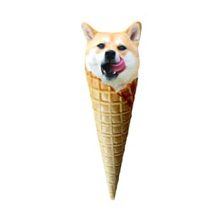 Shiba Inu Ice Cream feat. Lilly the Shiba Inu T-Shirt