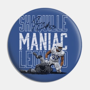 Shaquille Leonard Indianapolis The Maniac Pin