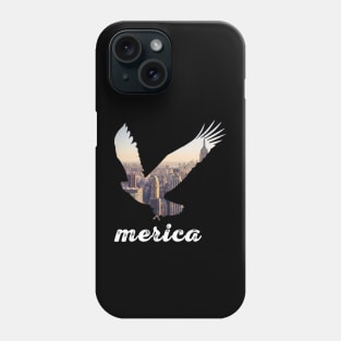 USA merica Eagle Vintage Retro USA 4th July city Phone Case