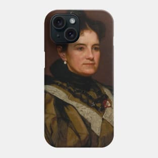 The Artist's Wife by John George Brown Phone Case