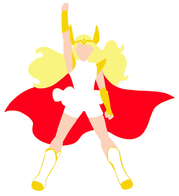 Minimalist She-Ra Kids T-Shirt by ayanayokie