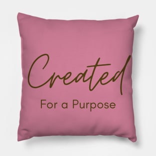 Created for a Purpose - Purple Pillow