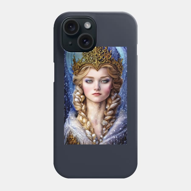 Snow Princess 02 Phone Case by PurplePeacock