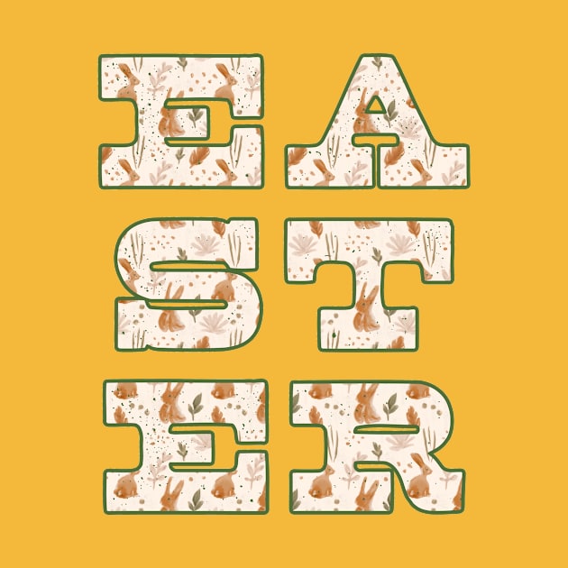 Easter Letters Bunny Pattern by Annelie