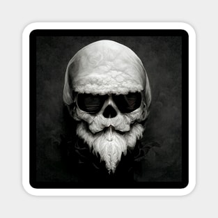 Christmas Santa Claus skull Magnet