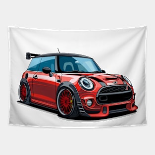 Mini GP Cartoon Red Tapestry