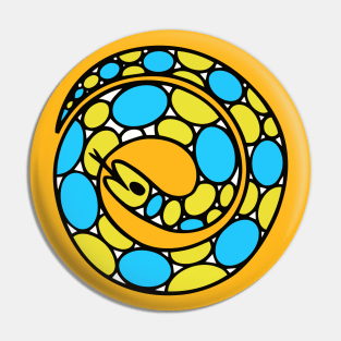 Coiled Snake Pin