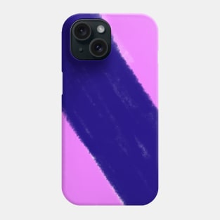 Purple blue pink watercolor art design Phone Case