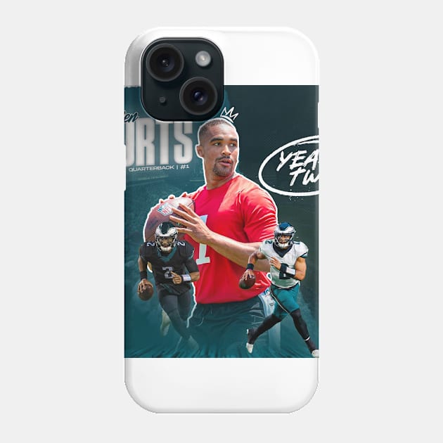 Jalen Hurts QB1 SZN Phone Case by Eagles Unfiltered