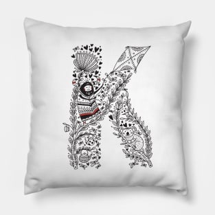 Letter K (Buu&Luu Alphabet) Pillow