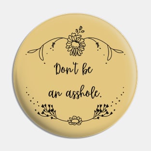 Good Advice Pin