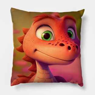 Baby Dinosaur Dino Bambino - Ella Pillow