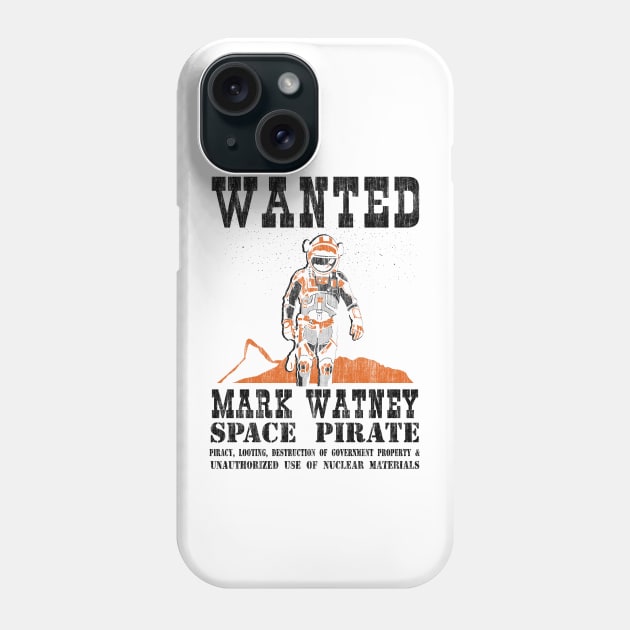 Mark Watney - Space Pirate Phone Case by KsuAnn