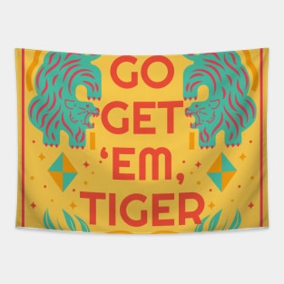 Go Get Them Tiger Tapestry