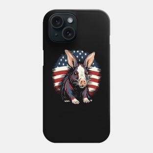 Patriotic Aardvark Phone Case