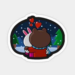 brown and cony Magnet