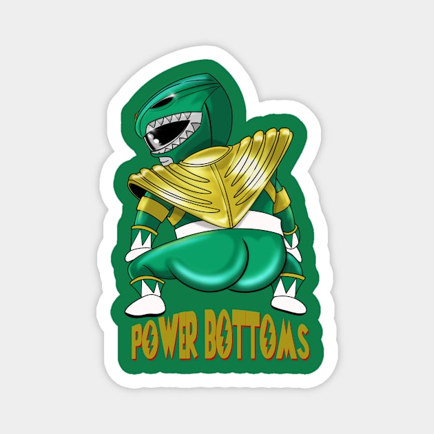 Power Bottoms Magnet by Joecovas