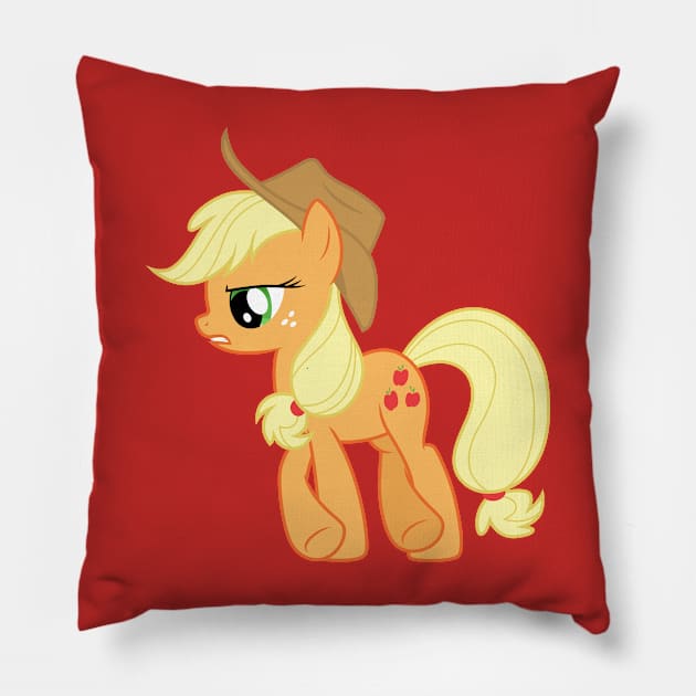 Applejack standing Pillow by CloudyGlow