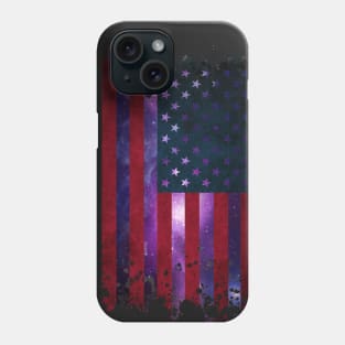 American flag galaxy - pink galaxy (patriot - USA flag) Phone Case