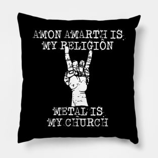 amon amart my religion Pillow