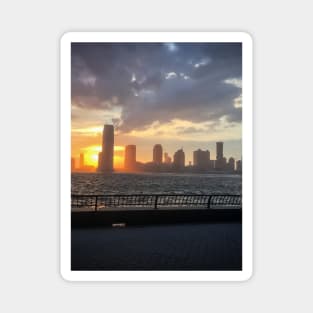 Sunset at Battery Park City, Manhattan Magnet