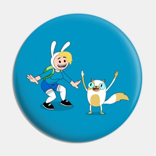 Fionna and Cake Pin