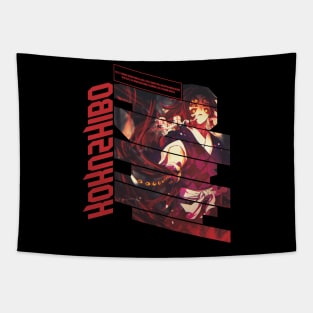 kokushibu upper moon in anime demon slayer Tapestry