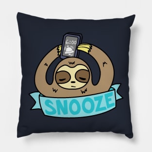 Hit that Snooze Sloth Pillow