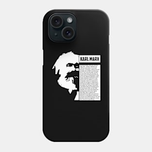 Karl Marx Desc Phone Case