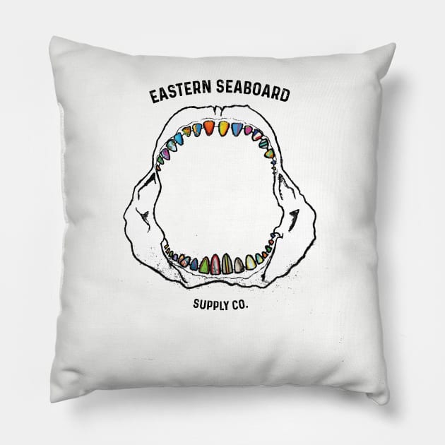 Eastern Seaboard Suppply Co. Pillow by gianettin