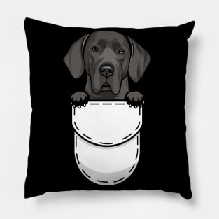 Funny Great Dane Pocket Dog Pillow