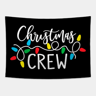 Christmas Crew Christmas Lights Family Pajama Men Women Kids Tapestry