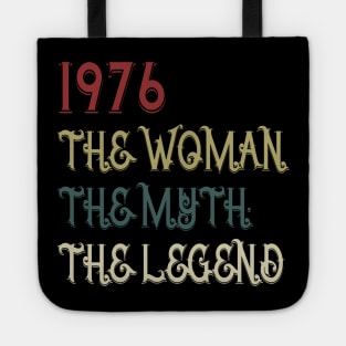 Vintage Retro 1976 Legend Gift 44th Birthday Womens Tote