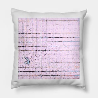 Cursive Pink Pillow