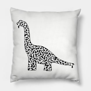 Brachiosaurus Dinosaur Maze Pillow