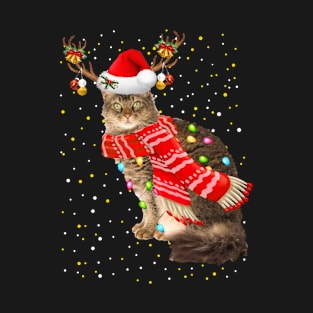 LaPerm Cat Christmas T-Shirt